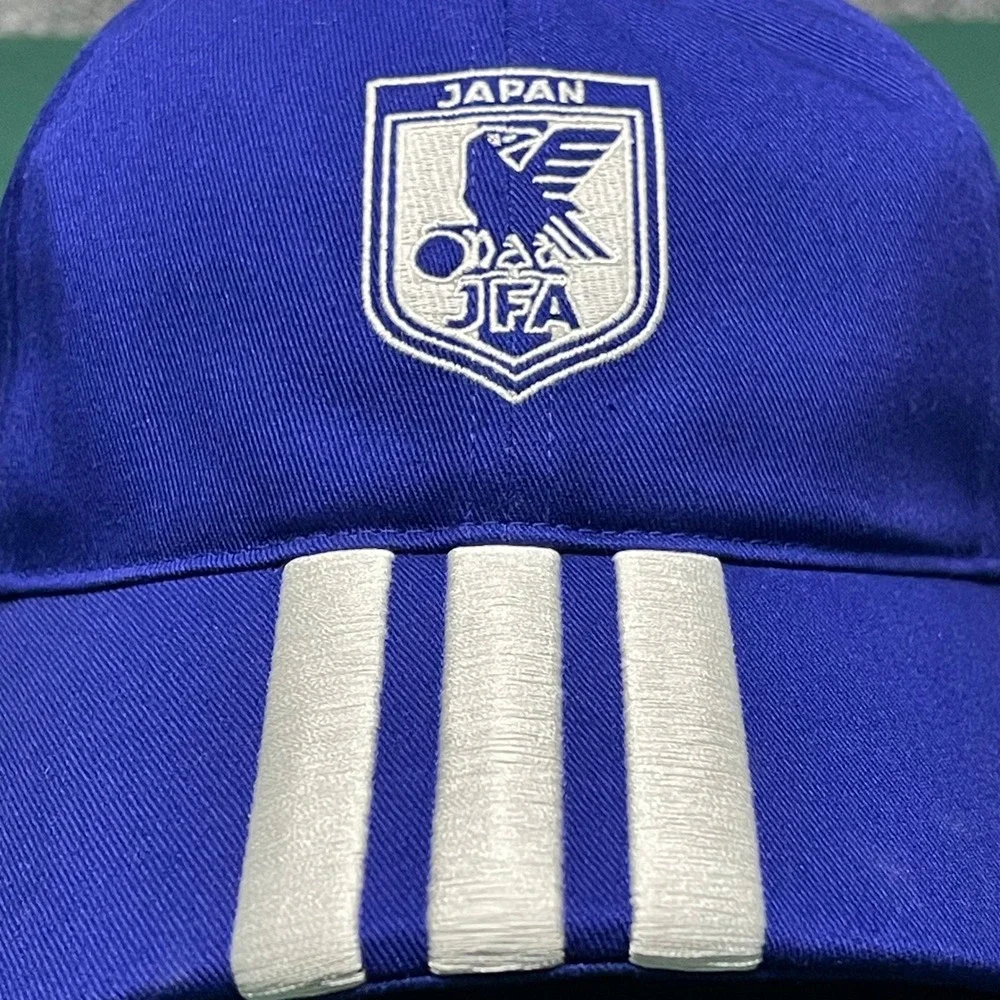 Japan Football Association Hat JFA Soccer Cap Purple Adjustable Strap OSFM NEW
